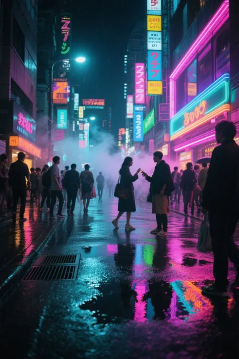 가부키초의 도심 유흥가